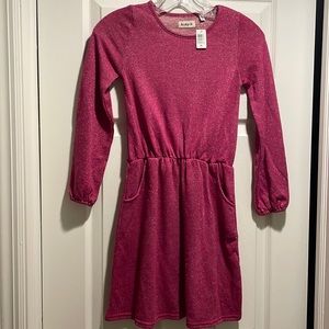 NWT Girls Kidpik Sparkling Pink Dress Size 10
